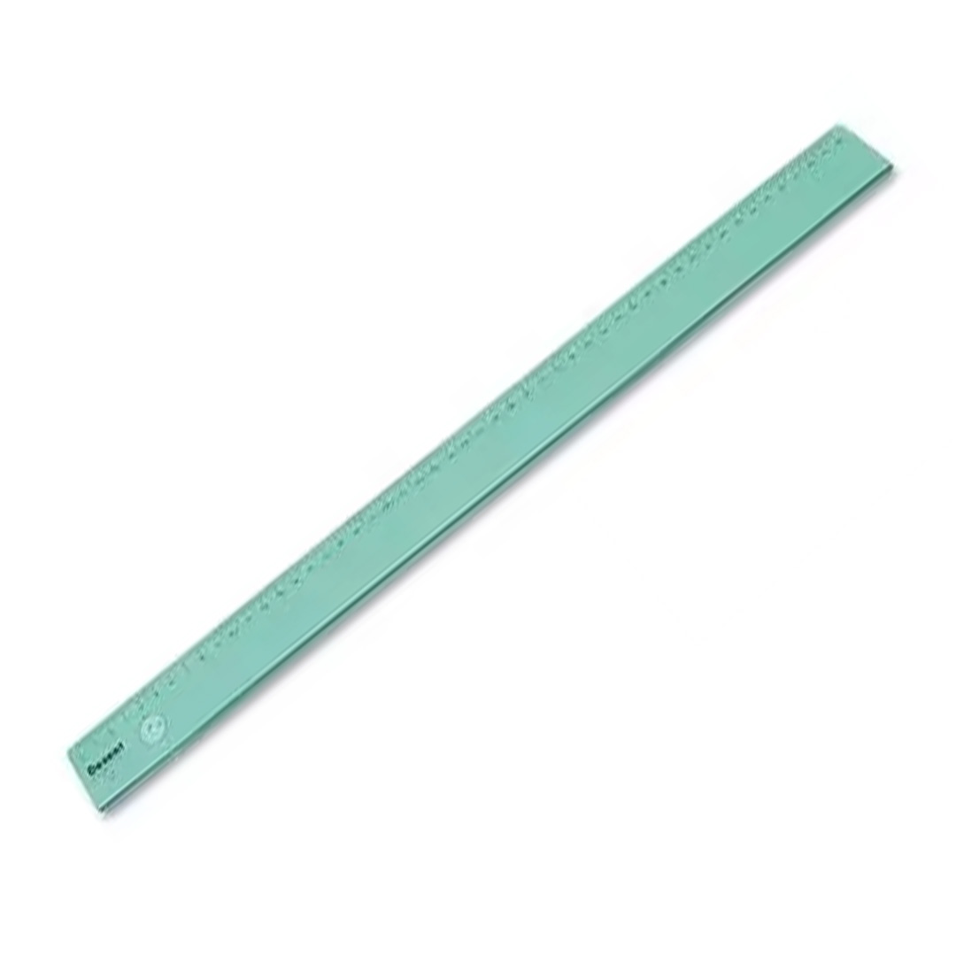  REGLA 50CM DOZENT VERDE TRANSPARENTE