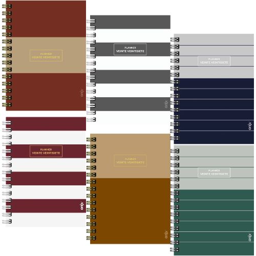  AGENDA ONIX 16X22 N8 ESPIRAL SEMANA ALA VISTA PLANNER