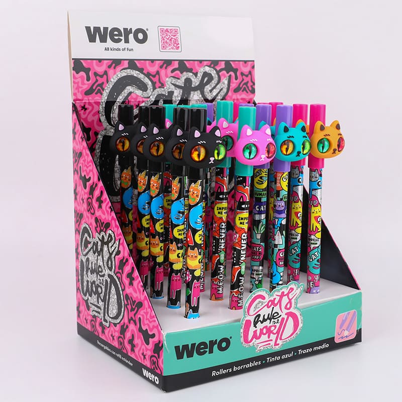  ROLLER BORRABLE WERO DISPLAY X20 CATS