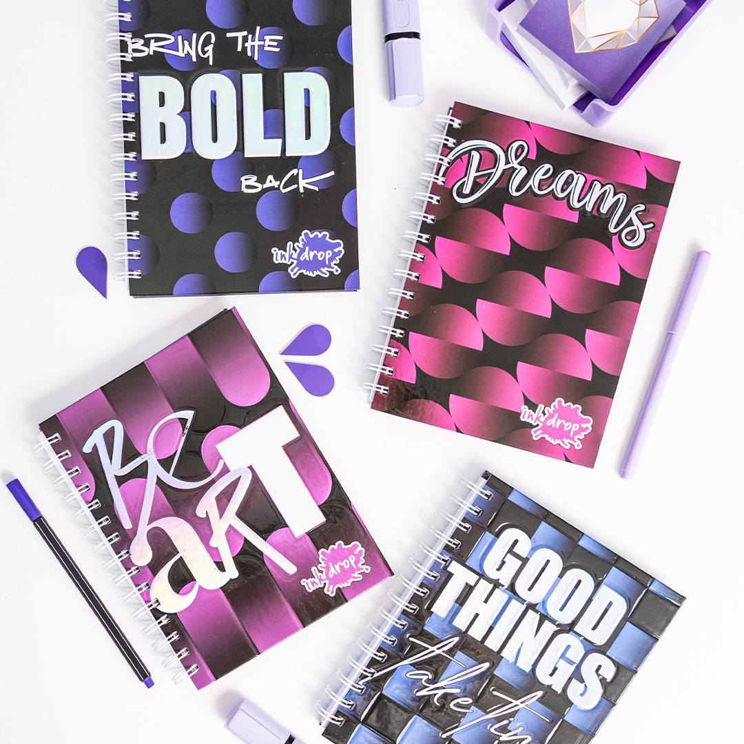  CUADERNO INKDROP A5 16X21 TAPA DURA  ESPIRAL 100H ADVANCE