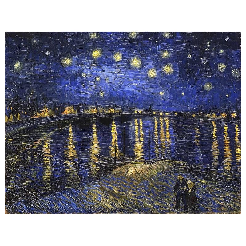  DIAMOND PAINTING 20X30 CUADROS FAMOSOS;
LA NOCHE ESTRELLADA S EL RODANO GD76934