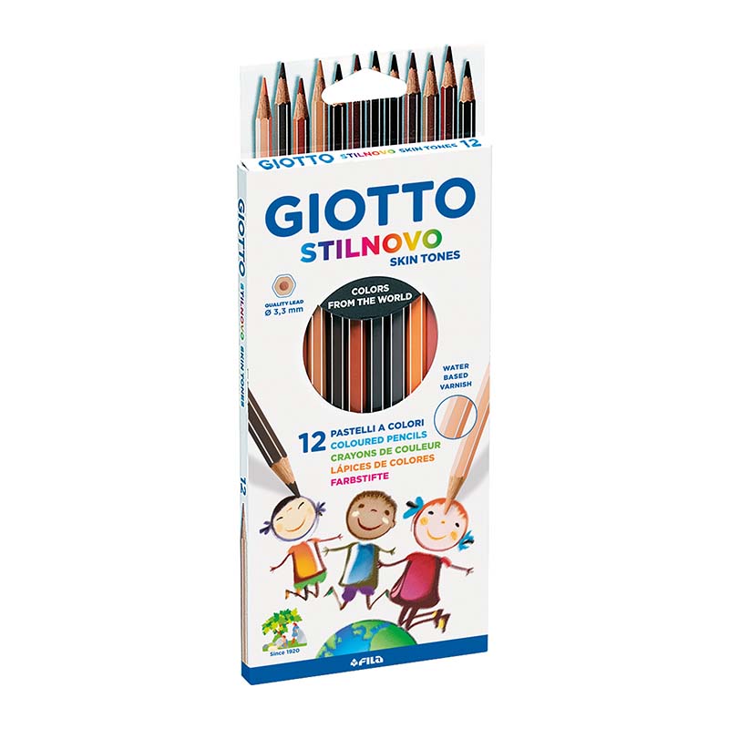  LAPIZ COLOR GIOTTO SKINTONES X12 TONOS