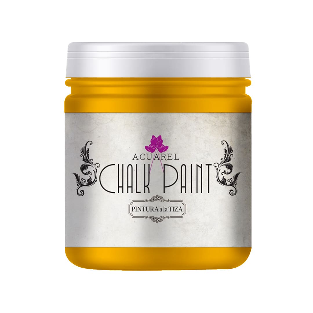  PINTURA A LA TIZA ACUAREL POTE 200  GRAMOS ORO