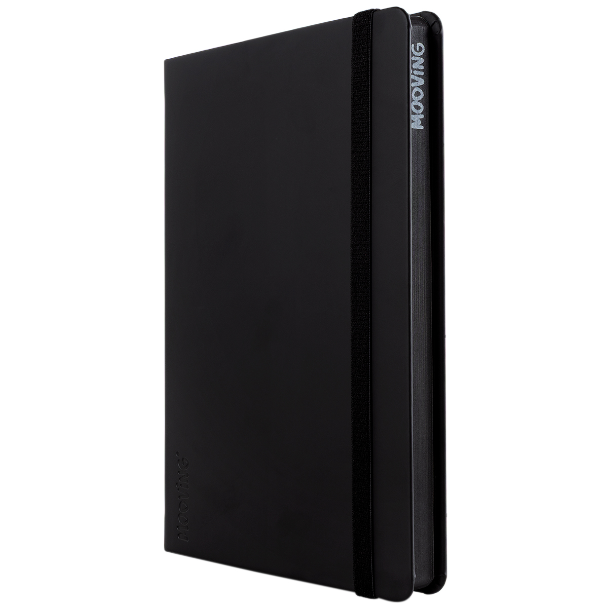  CUADERNO MOOVING A5 TAPA DURA PU BLACK;
EDITION RAYADO