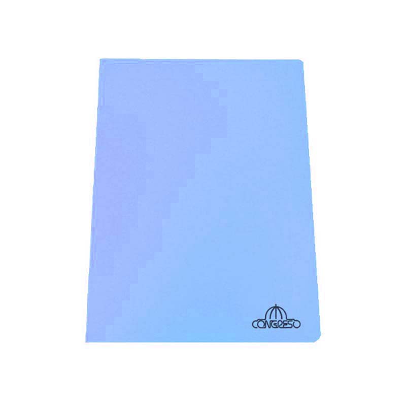  CARPETA CARATULA CONGRESO OFICIO    240GR CELESTE X100