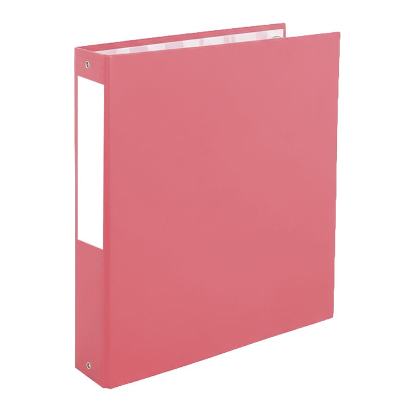  CARPETA ESCOLAR THE PEL 3X40 PVC  PASTEL SALMON CON ETIQUETA LOMO