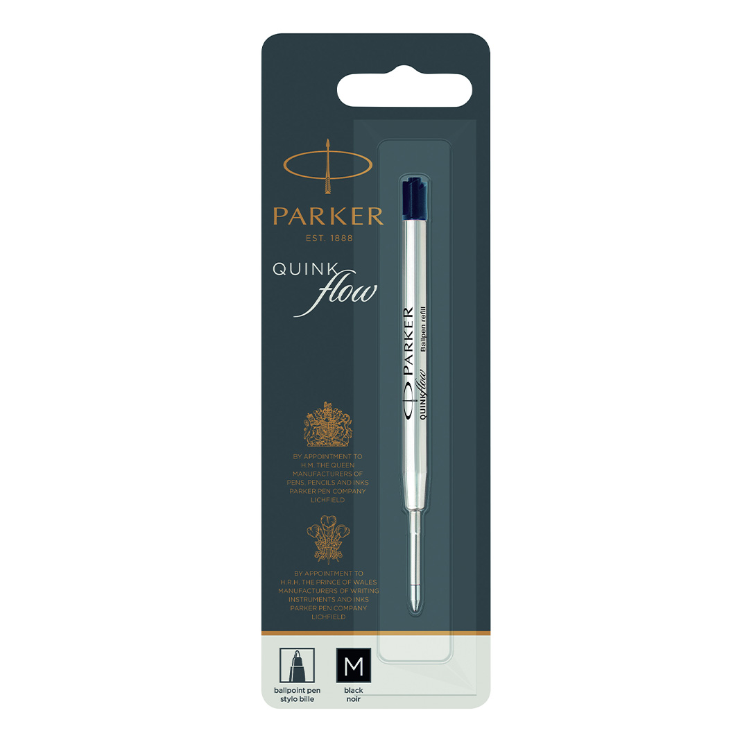  REPUESTO PARKER BOLIGRAFO QUINK NEGROPUNTA MEDIA BLISTER X1