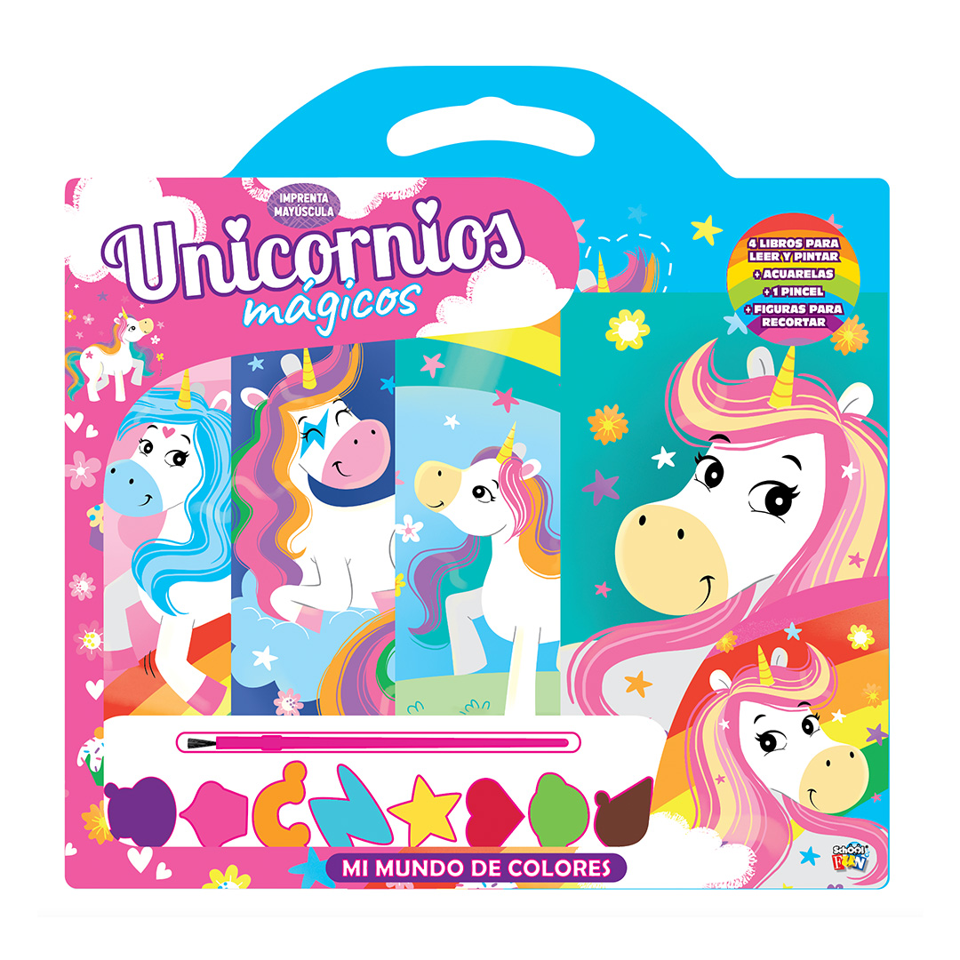  SET PLOW MI MUNDO DE COLORES UNICORNIOS MAGICOS