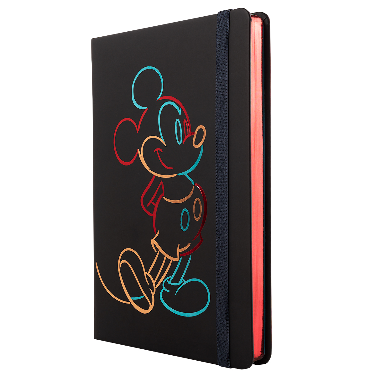  CUADERNO MOOVING A5 TAPA DURA PU MICKEY MOUSE 96H RAYADO