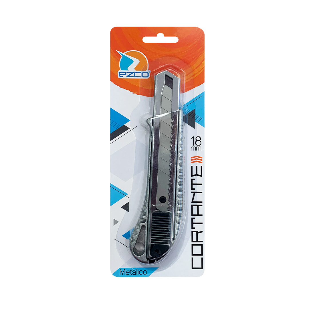  CUTTER EZCO METAL CON GUIA 18 MM