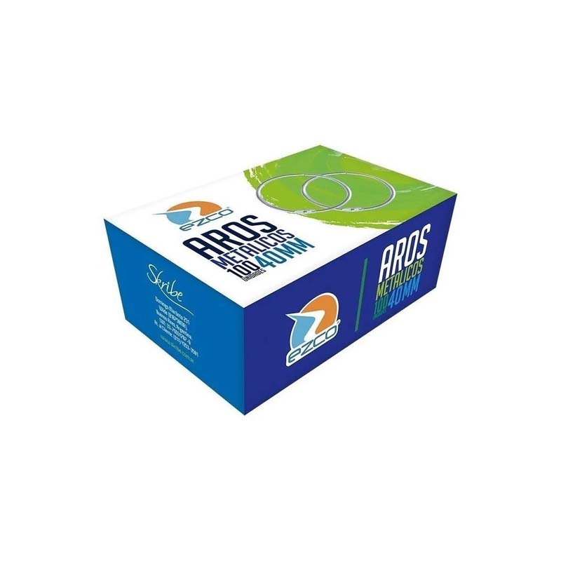  AROS PARA CARPETA EZCO 40MM X100