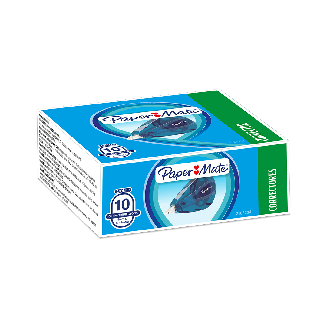  CINTA CORRECTORA PAPER MATE 6 METROS X10