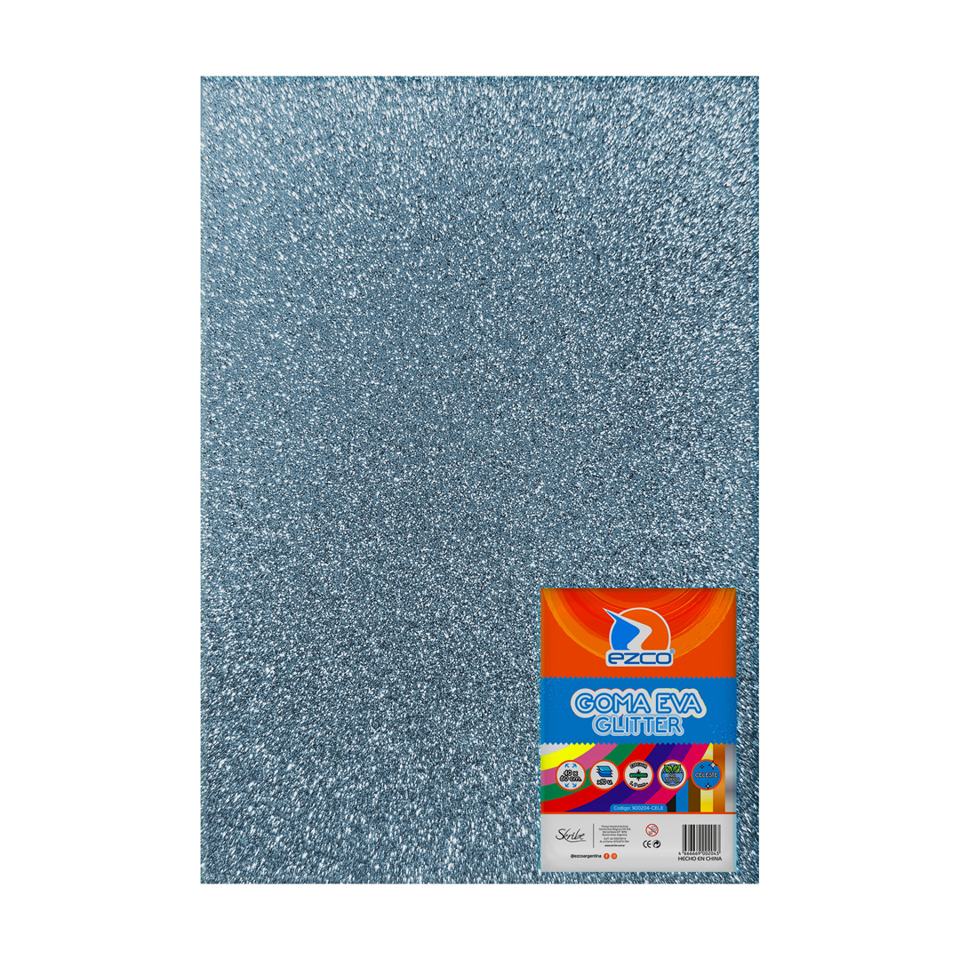  GOMA EVA BRILLO EZCO 40X60 X10 CELESTE;
1.7MM