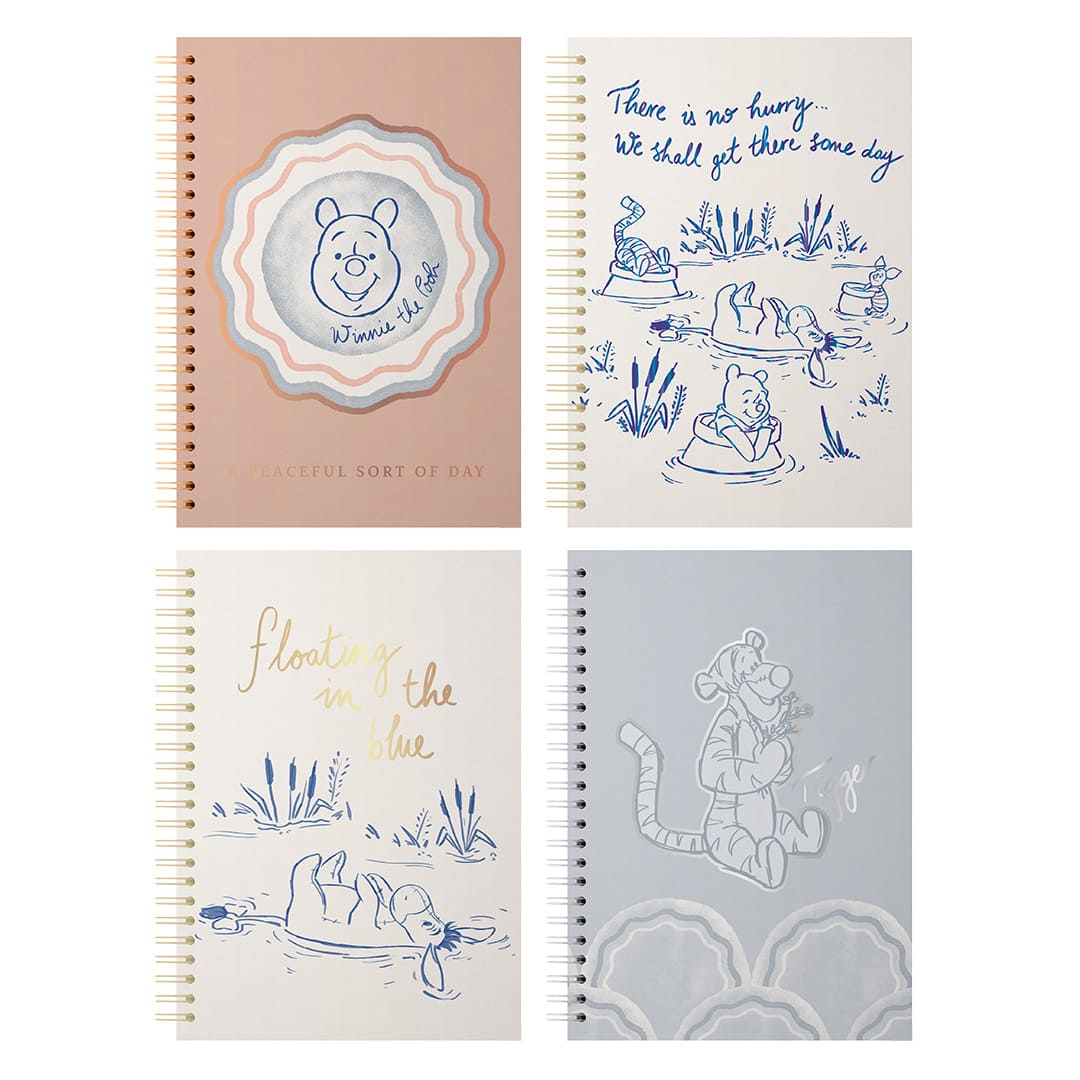  CUADERNO EZCO 16X21 TAPA DURA DOBLE;
ESPIRAL 80H RAYADO SURTIDO WINNIE THE POOH