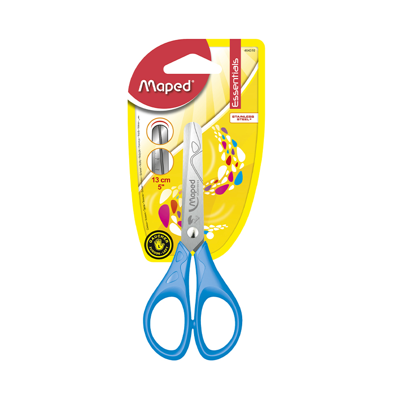  TIJERA MAPED 13CM ESSENTIAL ZURDOS  BLISTER X1