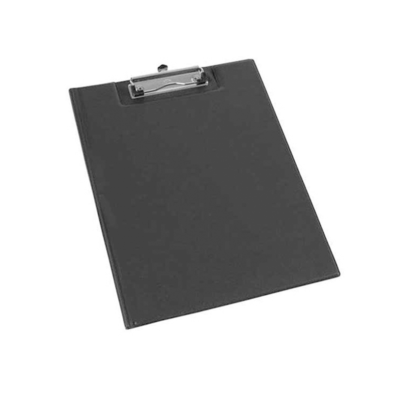  PORTA BLOCK A4 LIGGO PLASTICO NEGRO CON CLIP