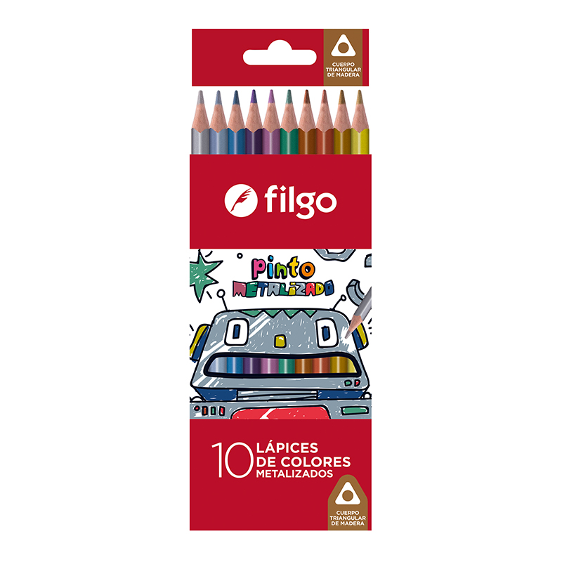  LAPIZ COLOR FILGO PREMIER X10 METAL