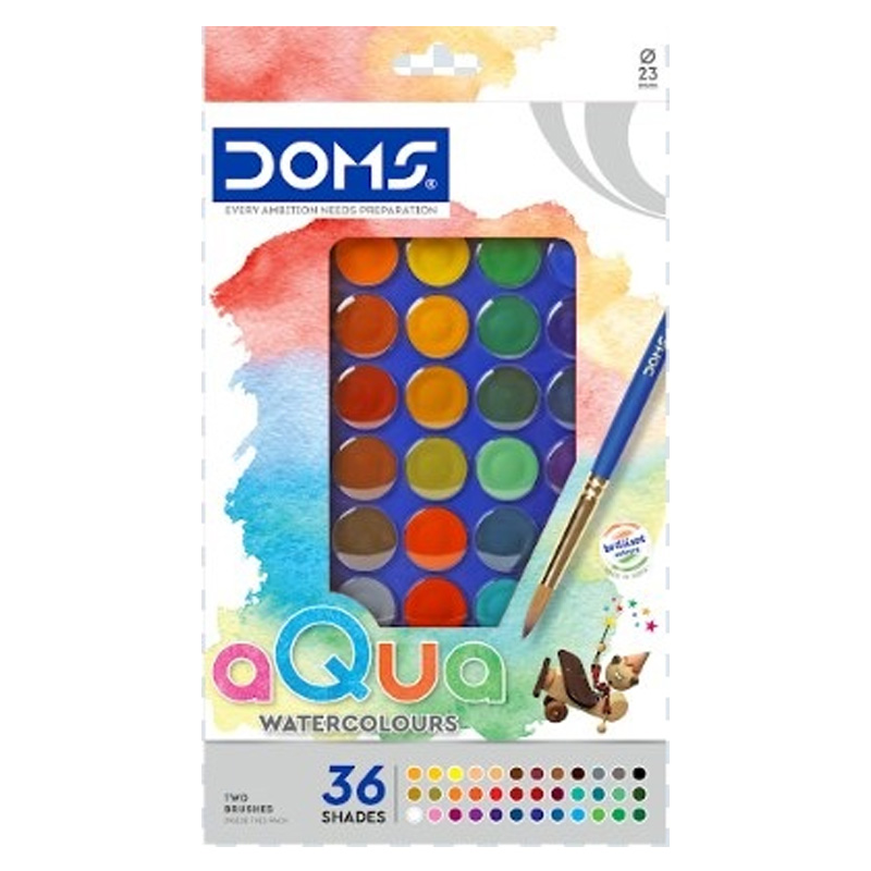  ACUARELA DOMS 23MM X 36 COLORES