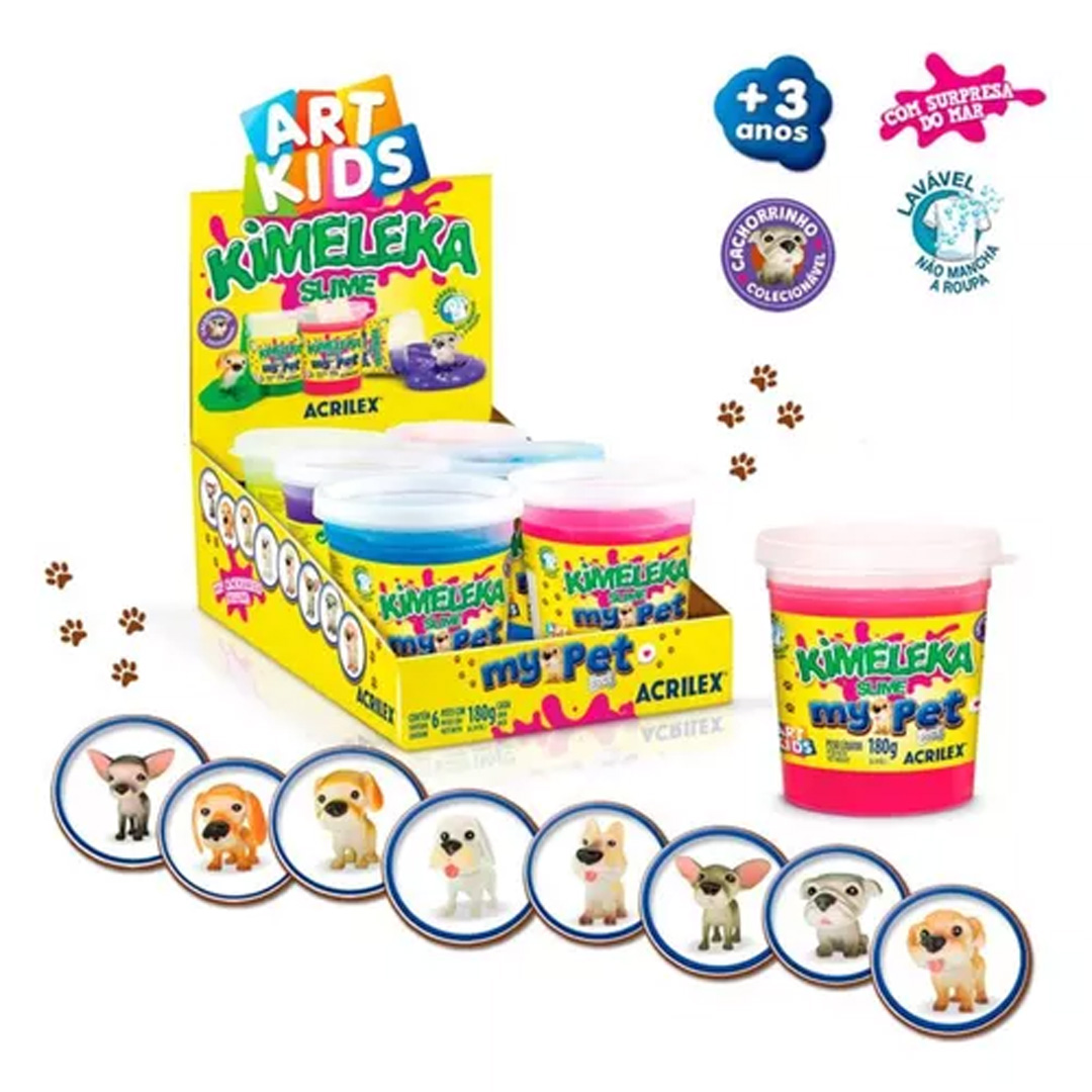  MASA MODELAR SLIME KIMELEKA ACRILEX MY;
PET DOG 180GR X6