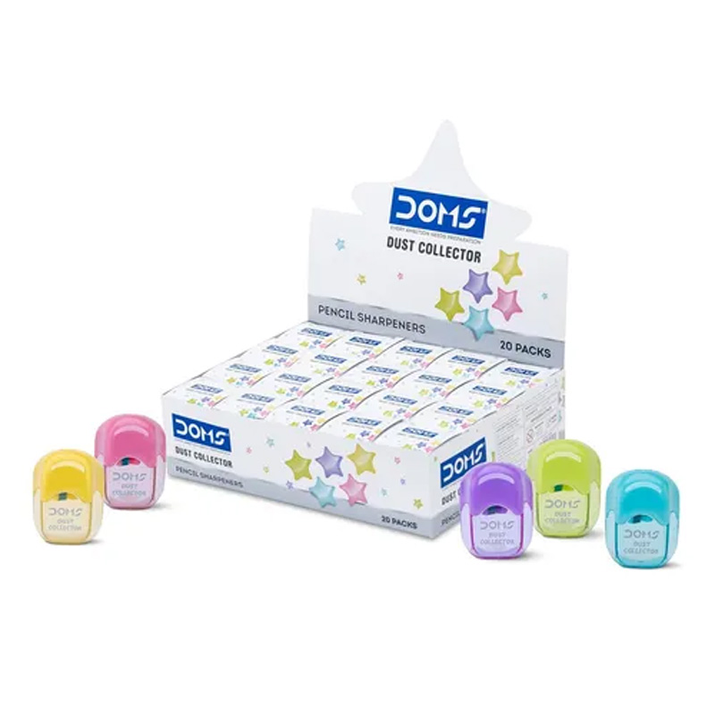  SACAPUNTAS DOMS CON DEPOSITO COLORES  PASTEL SURTIDOS X20