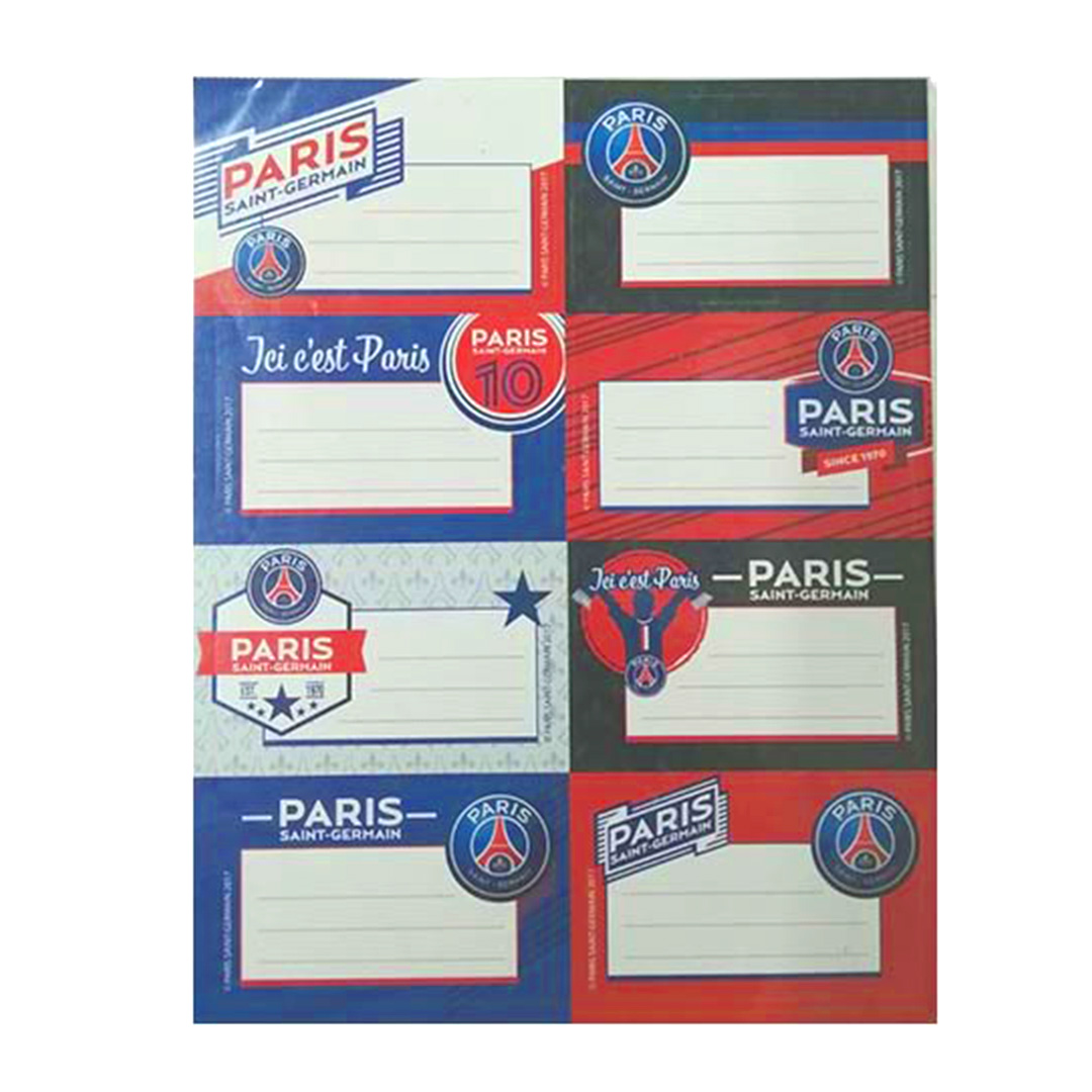  ETIQUETA ESCOLAR PPR PARIS SAINT GERMAIN  X16