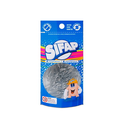  CLIPS SIFAP TRIANGULAR BOLSA X100
