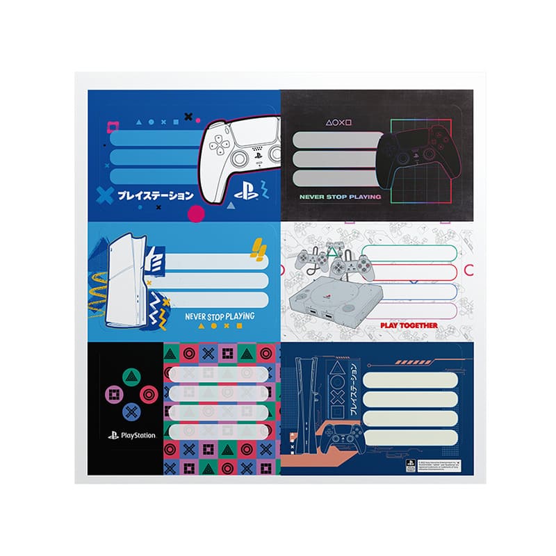  ETIQUETA MOOVING PLAYSTATION X12