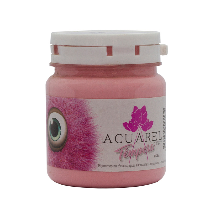  TEMPERA ACUAREL POTE 250GR ROSA