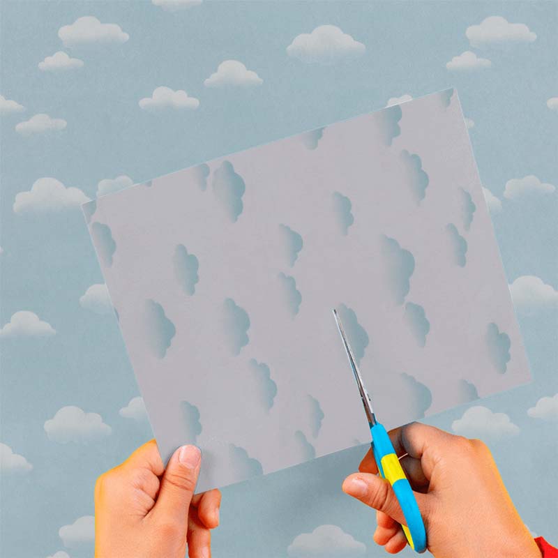  CARTULINA ENTRETENIDA MURESCO  CIELO/CIELO X10 HOJAS