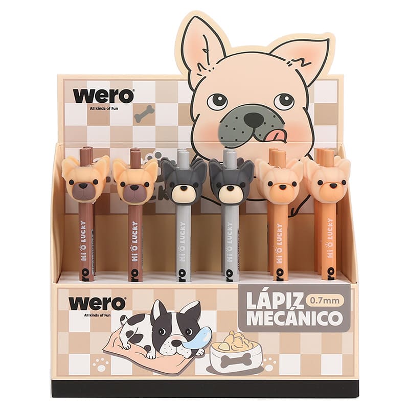  LAPIZ MECANICO WERO DISPLAY X18 BULLDOG