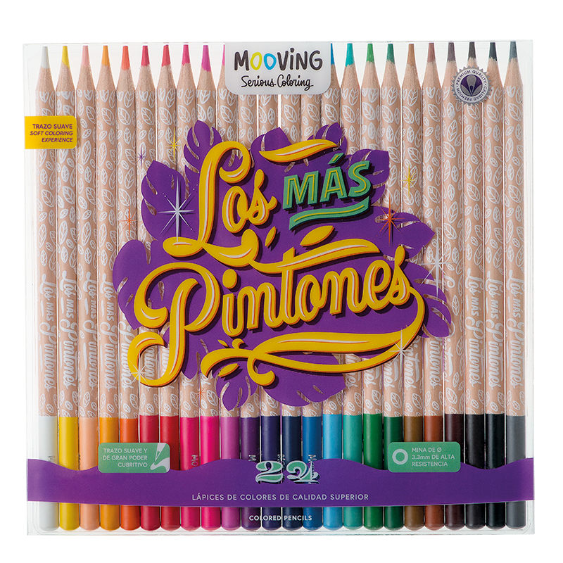  LAPIZ COLOR MOOVING LARGO X24