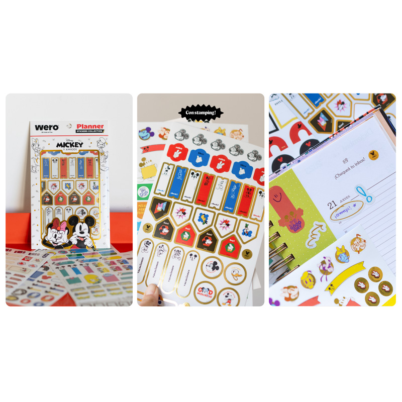  STICKERS PLANNER WERO MICKEY FRIENDS