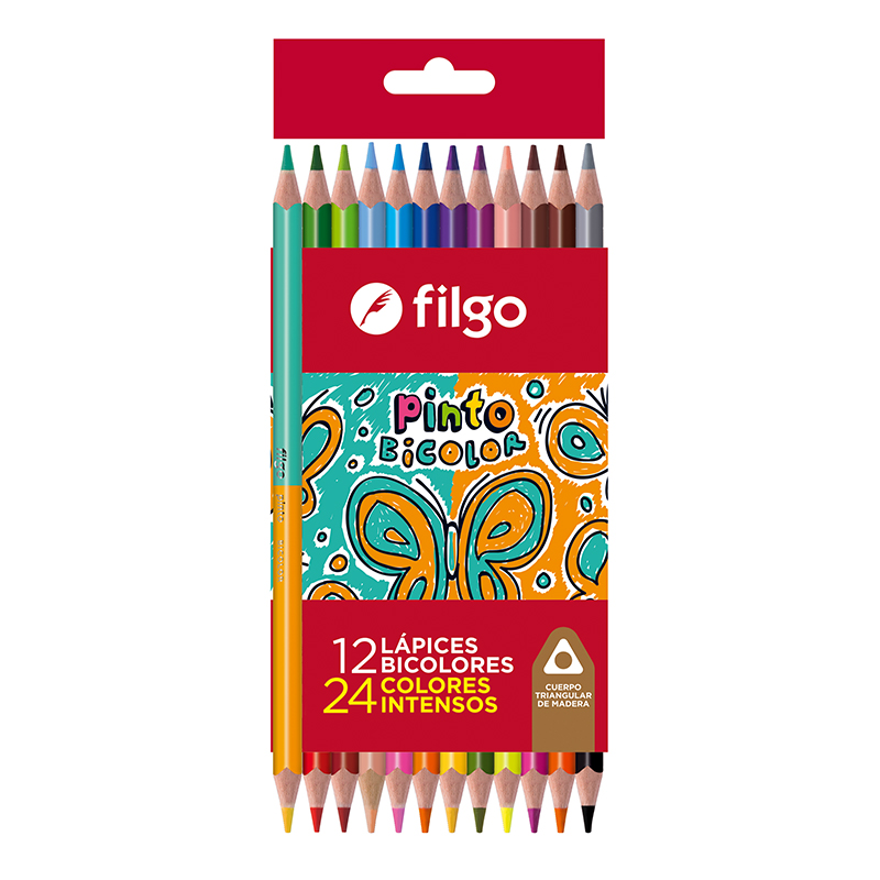  LAPIZ COLOR FILGO PREMIER X12 BICOLOR