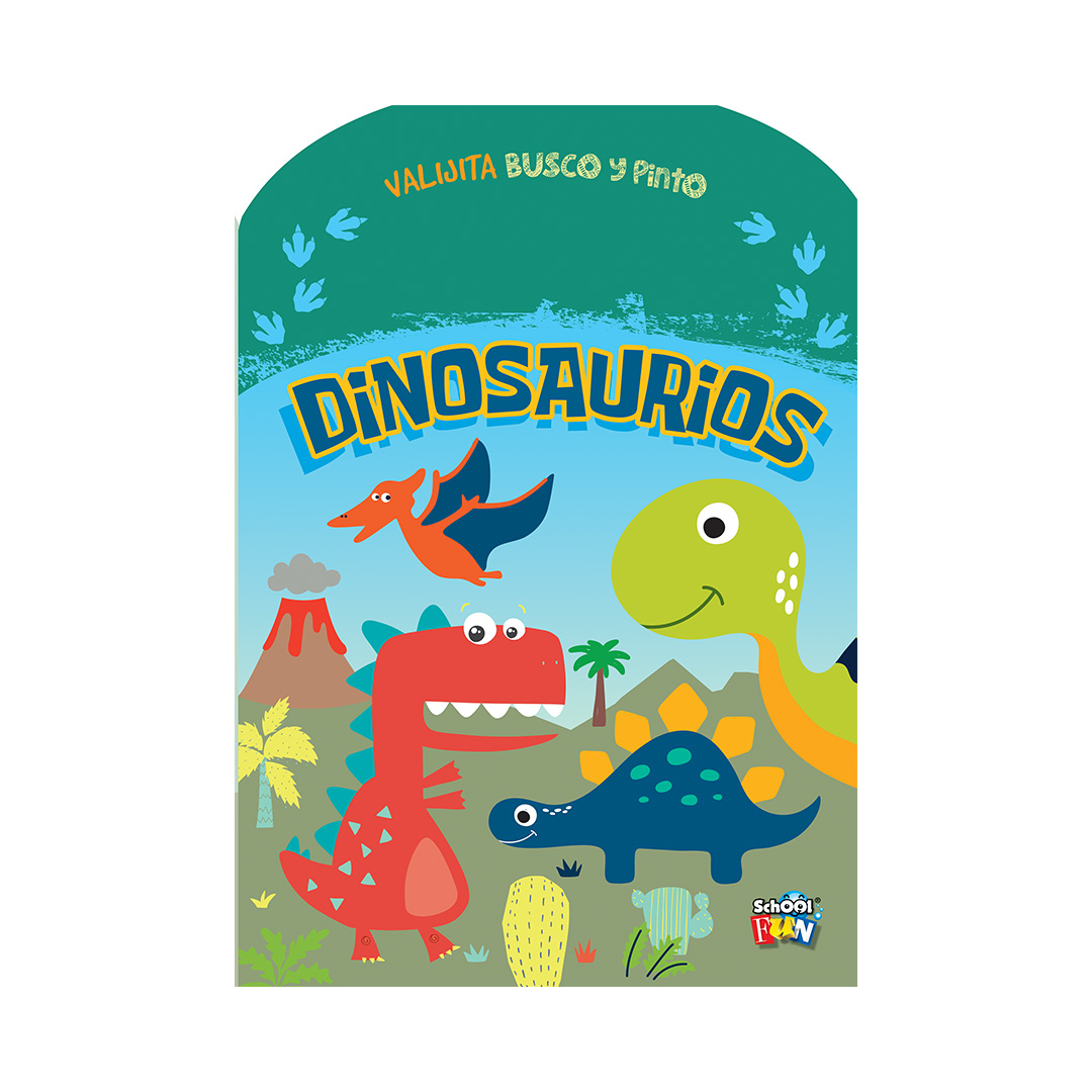  LIBRO PLOW VALIJITA BUSCO Y PINTO  DINOSAURIOS