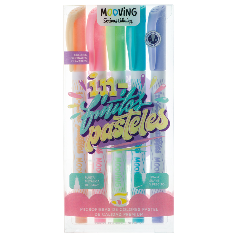 MICROFIBRA MOOVING PASTEL X5