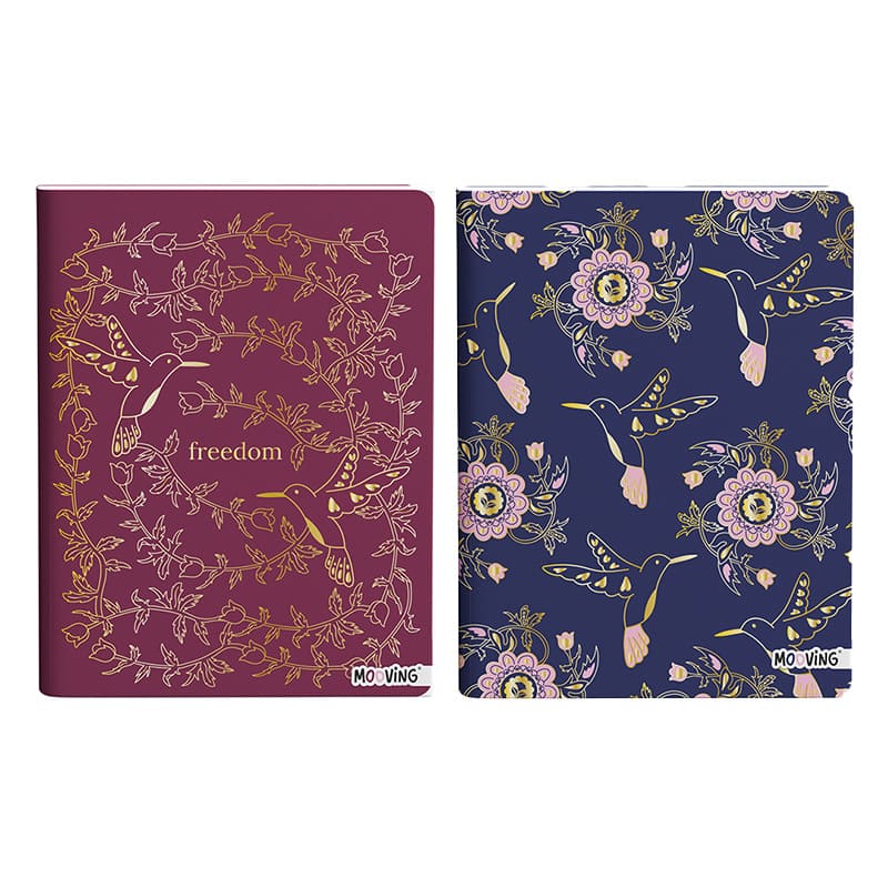  CUADERNO MOOVING 16X21 TAPA FLEXIBLECOSIDO HILO 48H BOHO