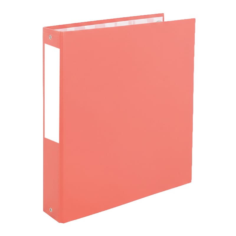  CARPETA ESCOLAR THE PEL 3X40 PVC  PASTEL CORAL CON ETIQUETA LOMO