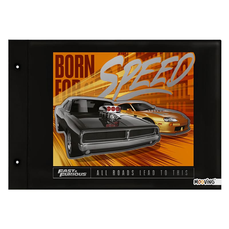  CARPETA ESCOLAR TAPA N5 MOOVING  RAPIDO Y FURIOSO