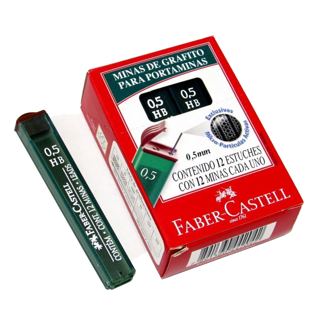  MINA LAPIZ MECANICO FABER OF9125 H 0.5MM  X12