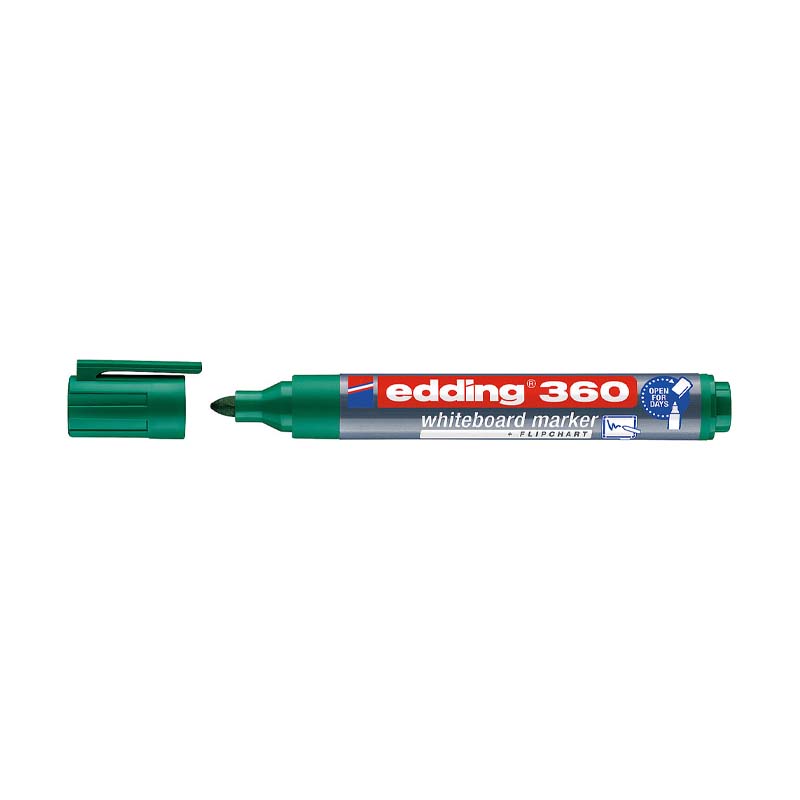  MARCADOR PIZARRA EDDING RECARGABLE PUNTA  REDONDA E-360 X10 VERDE