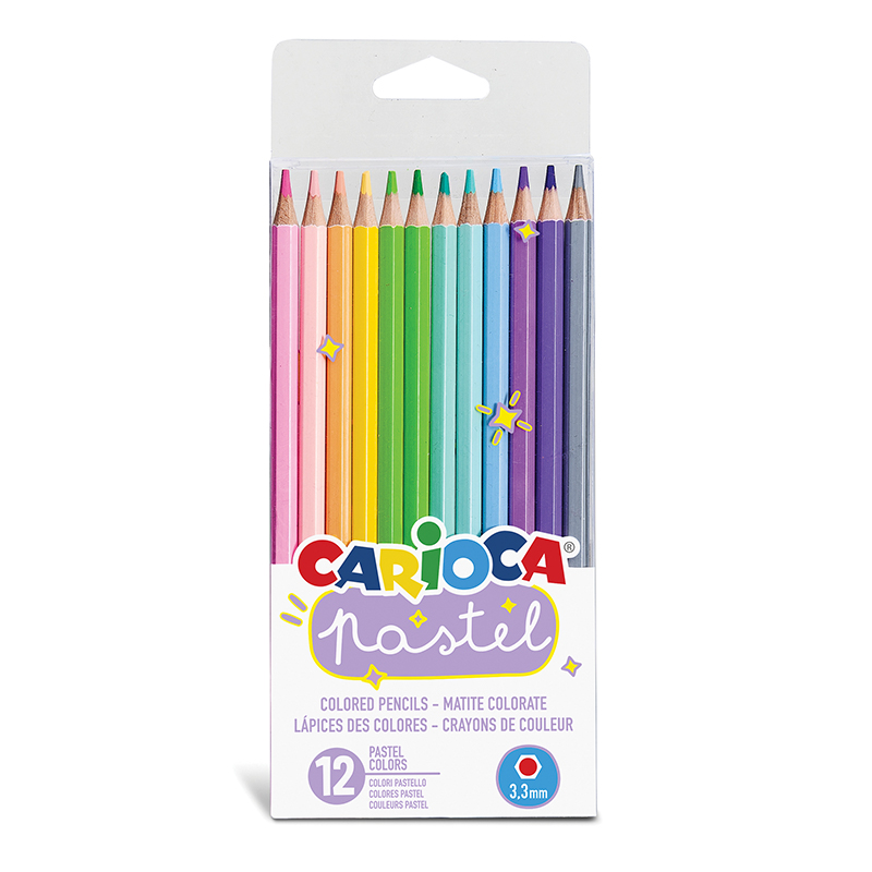  LAPIZ COLOR CARIOCA PASTEL X12