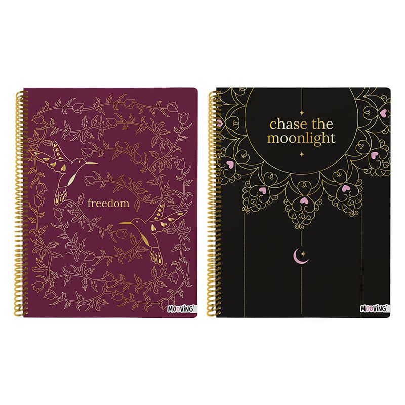  CUADERNO MOOVING BOHO 29.7 TAPA SEMIRIGIDA 80H RAYADO