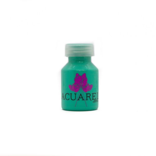  PINTURA PARA TELA ACUAREL 50CC ESMERALDA  PACK X6