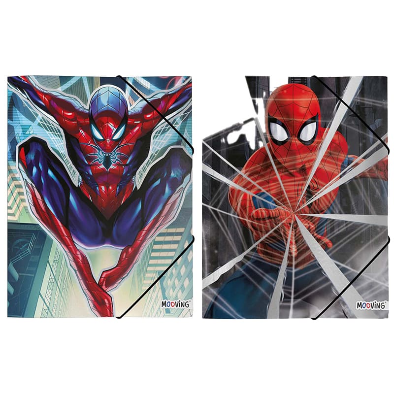  CARPETA 3 SOLAPAS OFICIO MOOVING  SPIDERMAN