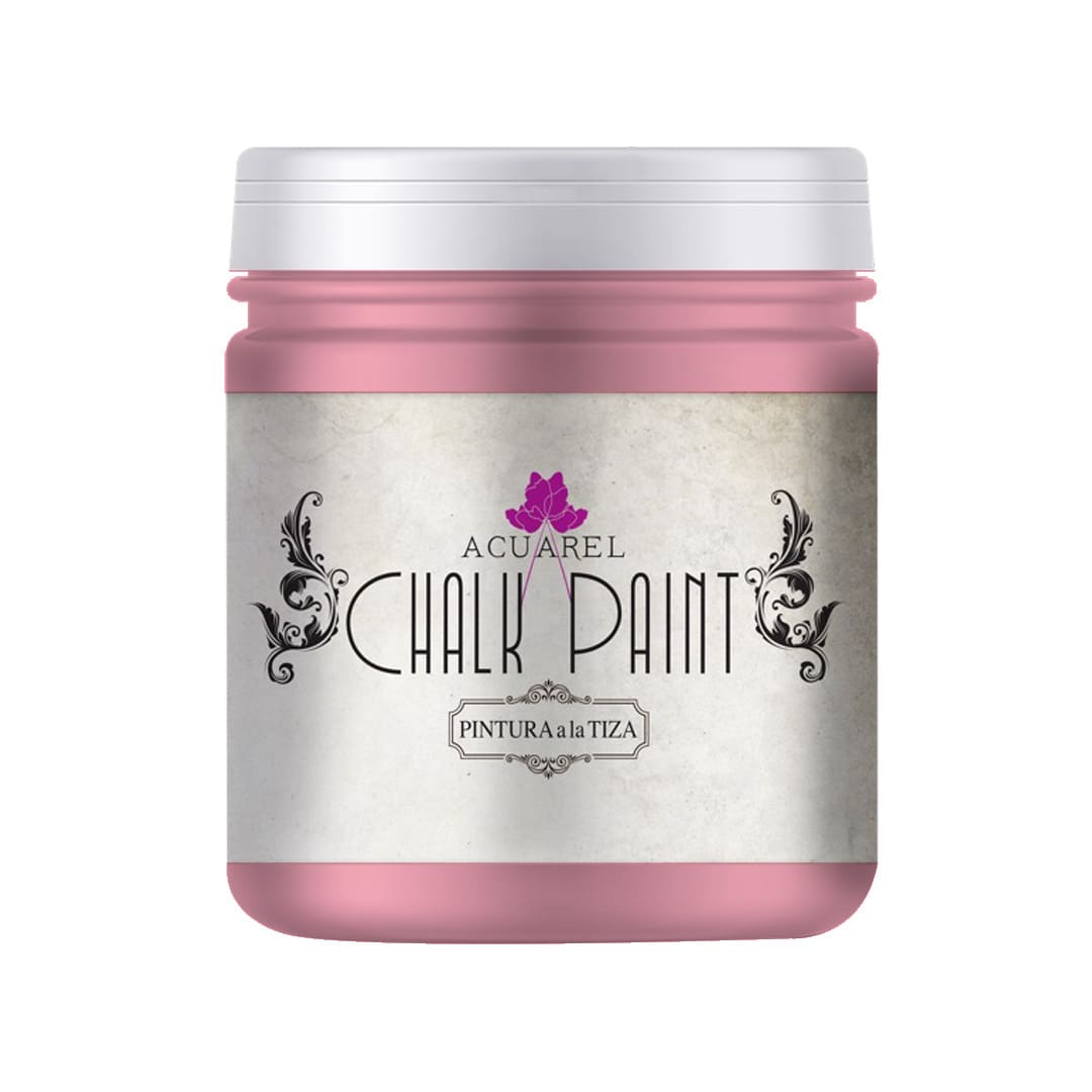  PINTURA A LA TIZA ACUAREL POTE 200  GRAMOS ROSA BEBE