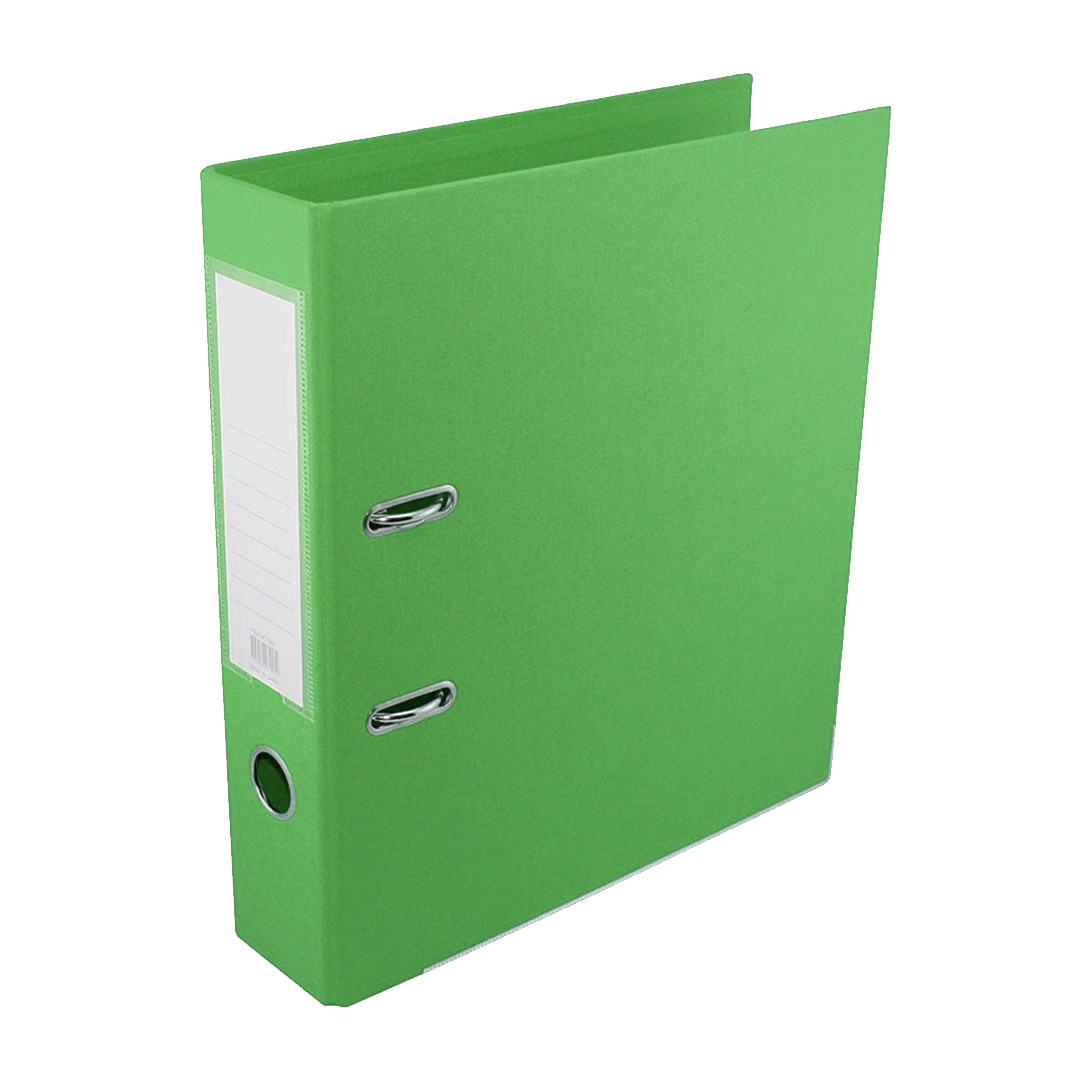  BIBLIORATO OFICIO EZCO PLASTICO PALANCA ALTA VERDE