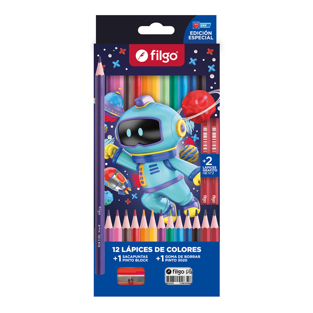  LAPIZ COLOR FILGO PINTO X12  FANTASY GAMER