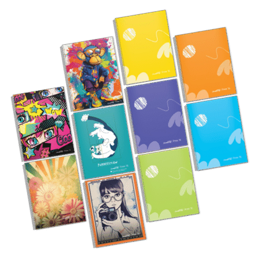  CUADERNO LEDESMA LINEA 16 22X29 TAPA  FLEXIBLE ESPIRAL 70H CUADRICULADO
