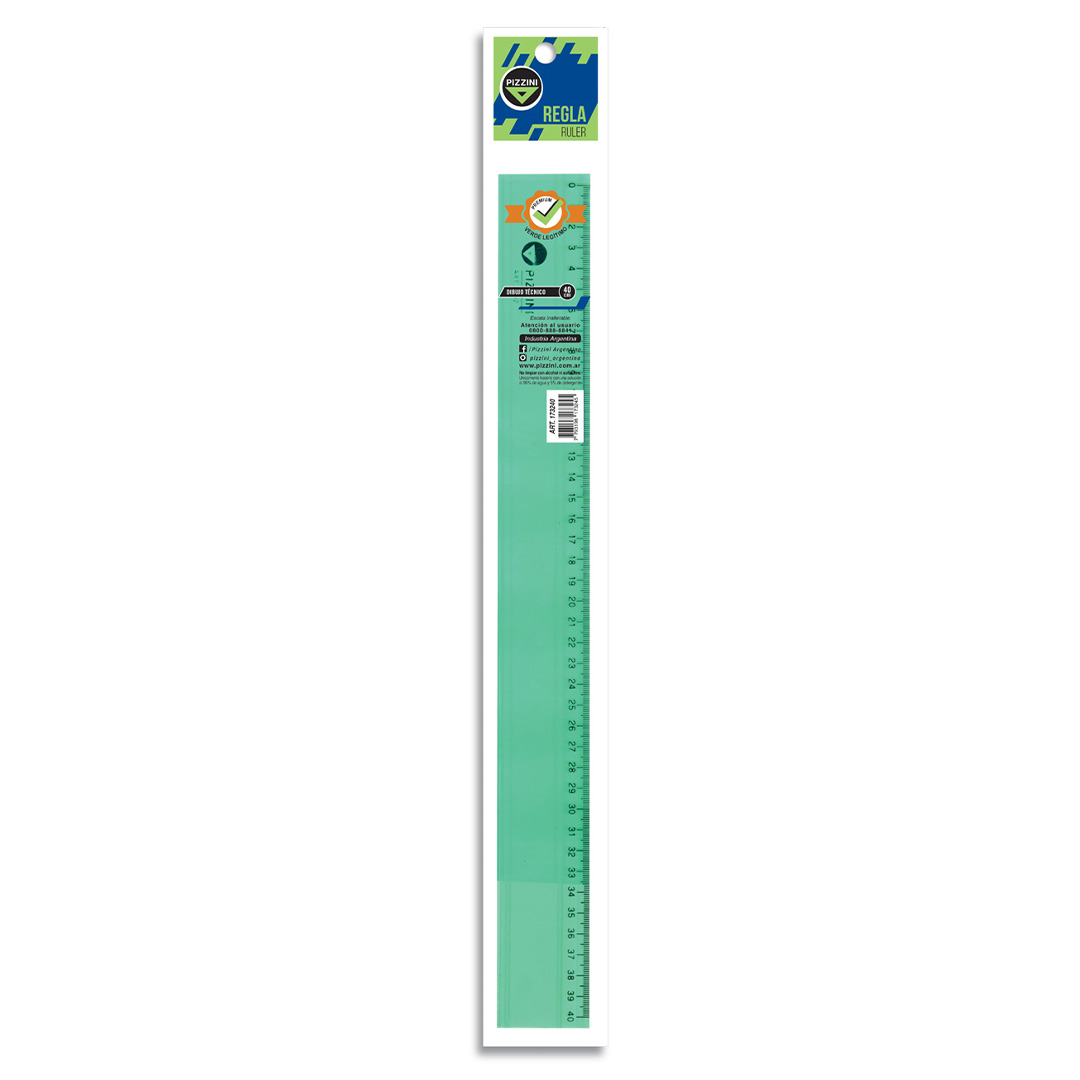  REGLA 40CM PIZZINI ESTUDIO