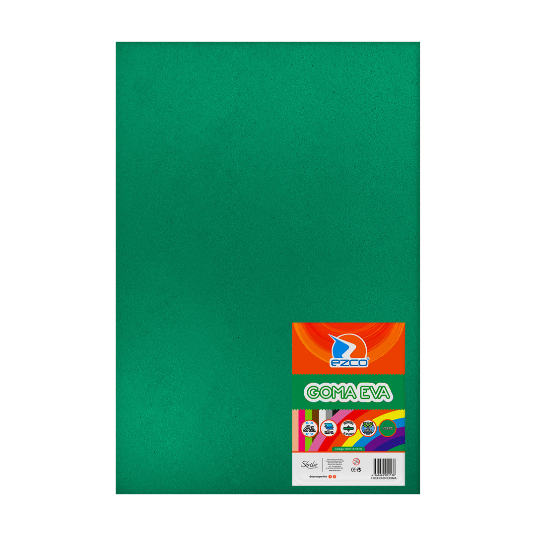  GOMA EVA EZCO 40X60 X10 VERDE 1.7MM